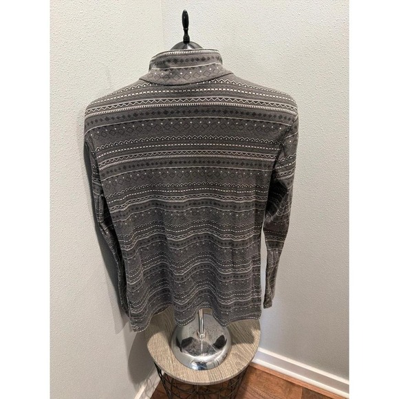 Columbia Sports Women's Large Gray Drifting Snow Half Zip Turtle Neck Pullover - Picture 2 of 3